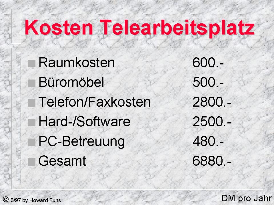 Pr&auml;sentation Teleworking Folie 19